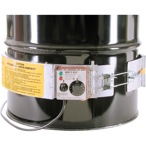 Chauffe-barils &agrave; thermostat, Barils en acier, 16 gal. US (13,32 gal. imp.), 200°F - 400°F, 120 V NRZ Safety Inc.