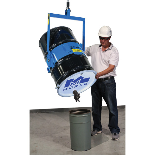 Manual Tilt Drum Lifter Kit, 55 US gal. (45 Imperial Gal.) Drum Size, 800 lbs./363 kg. Cap. NRZ Safety Inc.