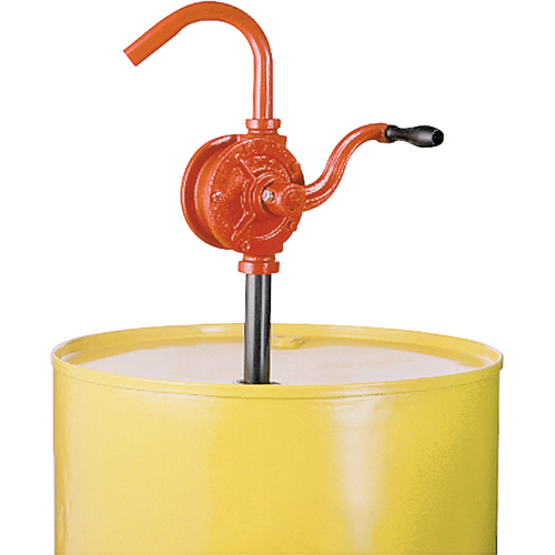 Pompe rotative pour barils, Fonte, Pour capacit&eacute; 15-55 gal., 7,5 gallons/100 r&eacute;volutions NRZ Safety Inc.