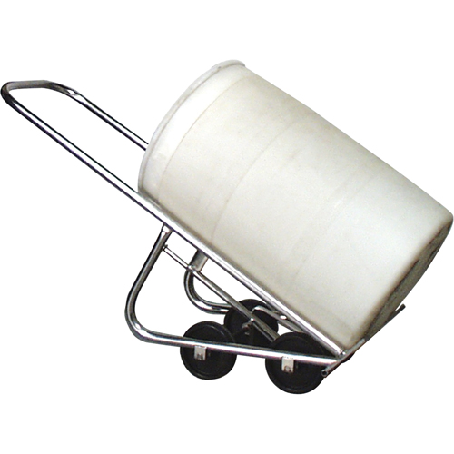 Multi-Purpose Drum Truck, Stainless Steel Construction, 25 - 55 US Gal. (20 - 45 Imperial Gal.) NRZ Safety Inc.
