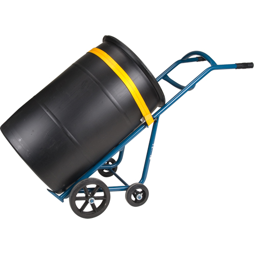 Drum Hand Truck , Steel Construction, 25 - 55 US Gal. (20 - 45 Imperial Gal.) NRZ Safety Inc.