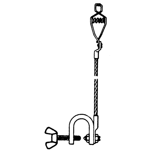 Light-Duty Bonding & Grounding Wire Assemblies - Alligator Clip & Small C-Clamps NRZ Safety Inc.