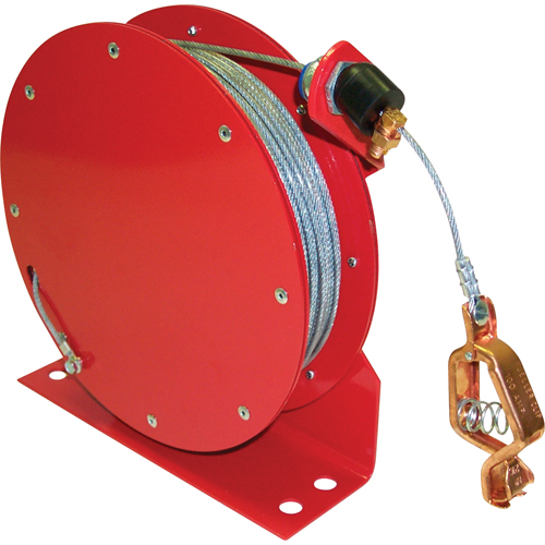 Retractable Grounding Wires, 50' Length, Heavy-Duty NRZ Safety Inc.