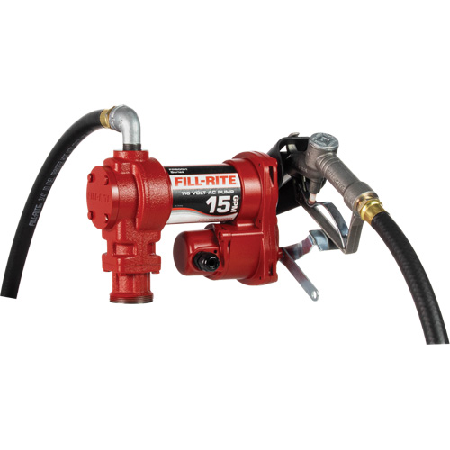 AC Utility Rotary Vane Pumps with Nozzle, 115 V, 15 GPM NRZ Safety Inc.
