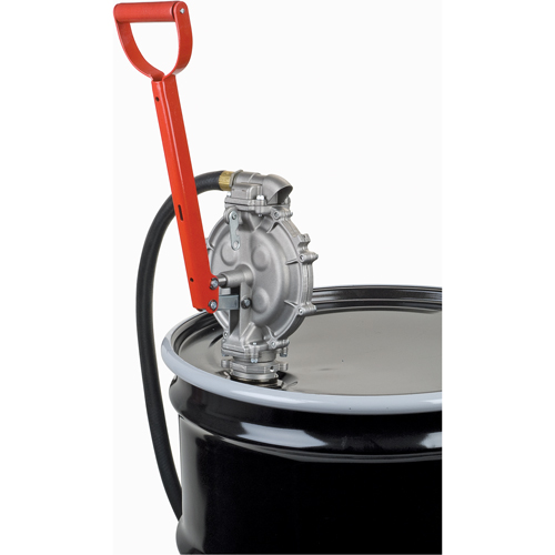 Pompe manuelle, Aluminium/Acier, 25,5 oz/course, Pour barils de 15-55 gal. NRZ Safety Inc.