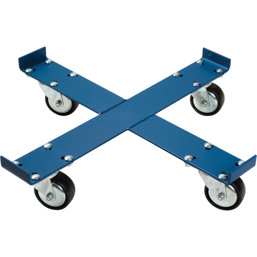 Chariot pour baril, Acier, Capacit&eacute;e 1000 lb, Diam&egrave;tre 24", Roue en Polyur&eacute;thane NRZ Safety Inc.