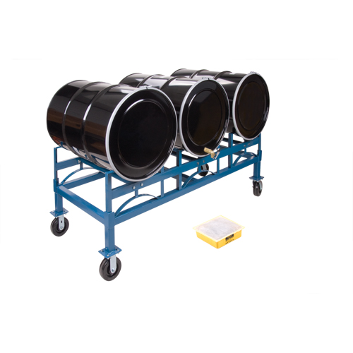 Porte-barils empilables, 3 barils, Capacit&eacute; de 2400 lb, 71-1/2" la x 30" p x 12-1/2" h NRZ Safety Inc.
