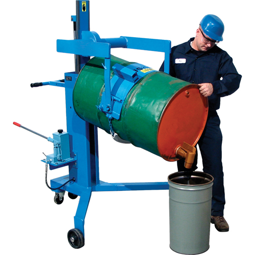 Basculeur - palettiseurs pour barils, 55 gal. US (45 gal. imp.) NRZ Safety Inc.