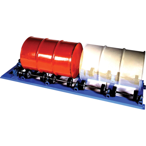 M&eacute;langeur rotatif stationnaire &agrave; double barils, 55 gal. US (45 gal. imp.) Capacit&eacute;, Vitesse fixe, 1 CV NRZ Safety Inc.