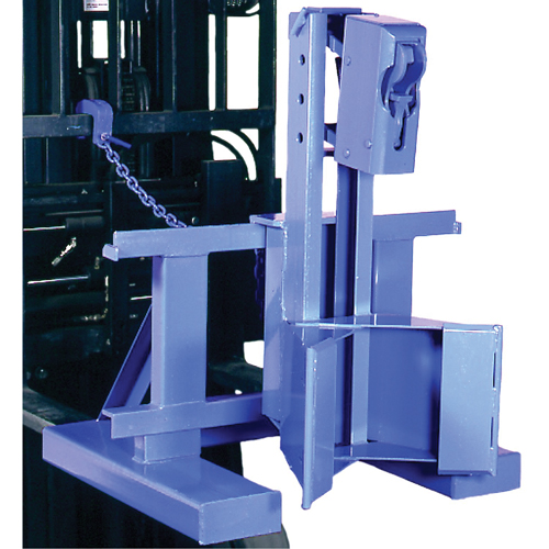 Manipulateur de barils MORSPEED 1500 pour chariot &eacute;l&eacute;vateur, Pour 55 gal. US (45 gal. imp.) NRZ Safety Inc.