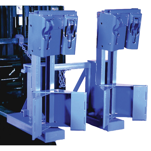 Manipulateur de barils MORSPEED 1500 pour chariot &eacute;l&eacute;vateur, Pour 30 - 85 gal. US (25 - 70 gal. imp.) NRZ Safety Inc.