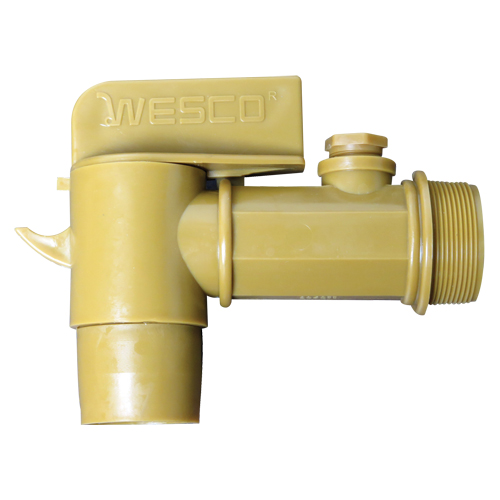 Soupape de baril de luxe en poly&eacute;thyl&egrave;ne NPT 2", Poly&eacute;thyl&egrave;ne, NPT de 2" NRZ Safety Inc.