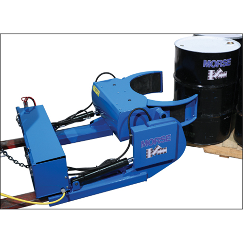 Grip+Go Power-Grip Fork Mount Drum Handler, 15 - 55 US Gal. (12.5 - 45 Imperial Gal.) Drum Size, 1500 lbs./680 kg Cap. NRZ Safety Inc.
