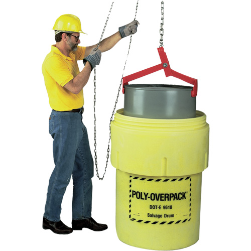 Drum Lifter, 85 US gal. (70 Imperial Gal.) Drum Size, 1000 lbs./454 kg Cap. NRZ Safety Inc.