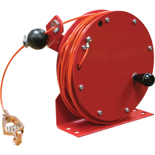 G 3000 Static Discharge Grounding Reel, 100' Length, Heavy-Duty NRZ Safety Inc.