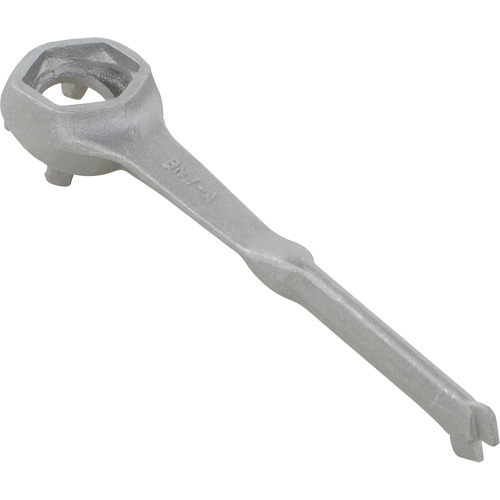 Single Ended Specialty Bung Nut Wrench, 1-1/2" Opening, 4-1/4" Handle, Non-Sparking Aluminum NRZ Safety Inc.