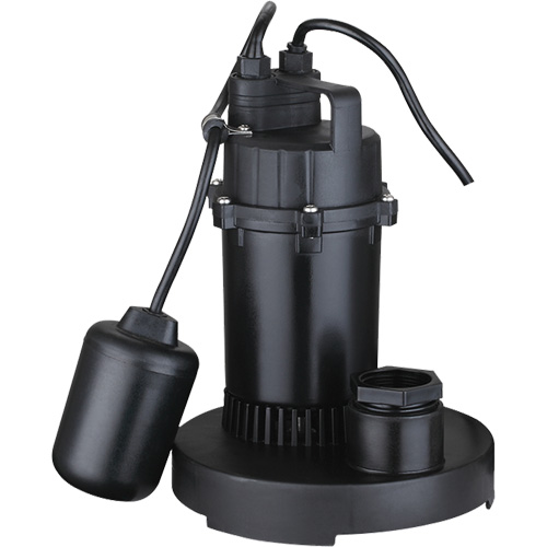 Pompe de puisard submersible thermoplastique, 2560 gal./h, 115 V, 4,6 A, 1/3 CV NRZ Safety Inc.