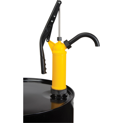 Pompe &agrave; baril de type levier, Polypropyl&egrave;ne, 14 oz/course, Pour barils de 5-55 gal. NRZ Safety Inc.