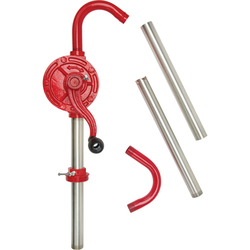 Pompe rotative pour baril, Fonte/Acier, Pour capacit&eacute; 30-55 gal., 8 oz/course NRZ Safety Inc.