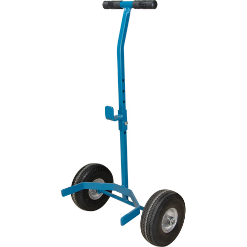 Cylinder Cart, Flat-Free Wheels, 15-1/2" W x 14-1/4" L Base, 600 lbs. NRZ Safety Inc.