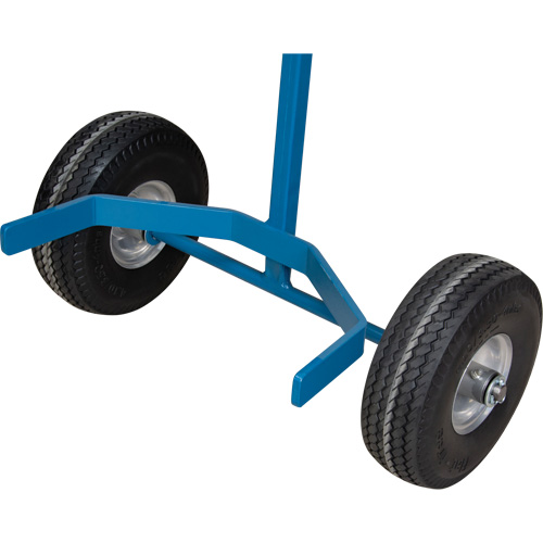 Cylinder Cart, Flat-Free Wheels, 15-1/2" W x 14-1/4" L Base, 600 lbs. NRZ Safety Inc.