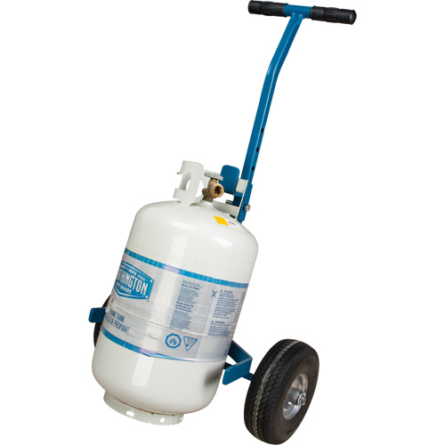 Cylinder Cart, Flat-Free Wheels, 15-1/2" W x 14-1/4" L Base, 600 lbs. NRZ Safety Inc.