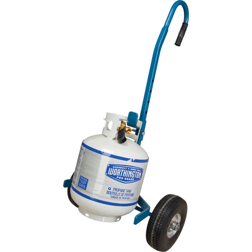 Chariot &agrave; cylindres, Roues Anticrevaison, Base de 15-1/2" W x 14-1/4" L, 600 lb NRZ Safety Inc.