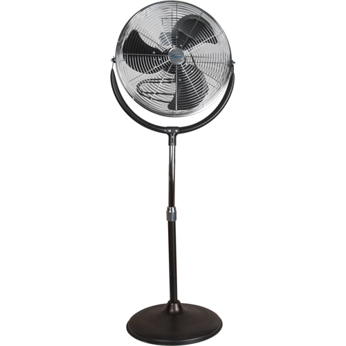 High-Velocity Pedestal Fan, Commercial, 3 Speed, 20" Diameter NRZ Safety Inc.