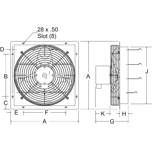 Ventilateurs d'&eacute;vacuation &agrave; volets NRZ Safety Inc.