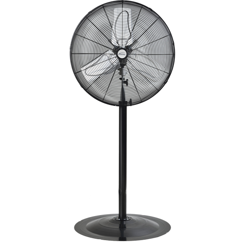 Oscillating Pedestal Fan, Heavy-Duty, 2 Speed, 24" Diameter NRZ Safety Inc.