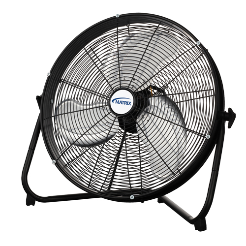 Ventilateur de plancher &agrave; haute v&eacute;locit&eacute;, Commercial, 3 vitesses, Diam&egrave;tre de 20" NRZ Safety Inc.