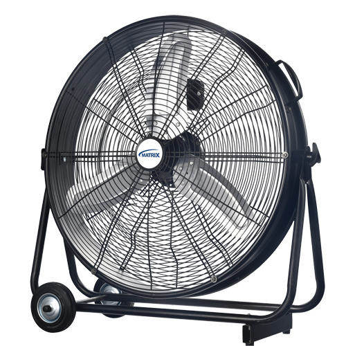 Ventilateur l&eacute;ger mince &agrave; entraînement direct pour usage industriel, Industriel, 3 vitesses, Diam&egrave;tre de 24" NRZ Safety Inc.