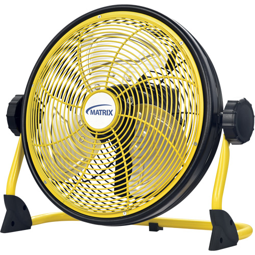 Rechargeable Indoor/Outdoor Fan with USB port, Commercial, Variable Speed, 12" Diameter NRZ Safety Inc.