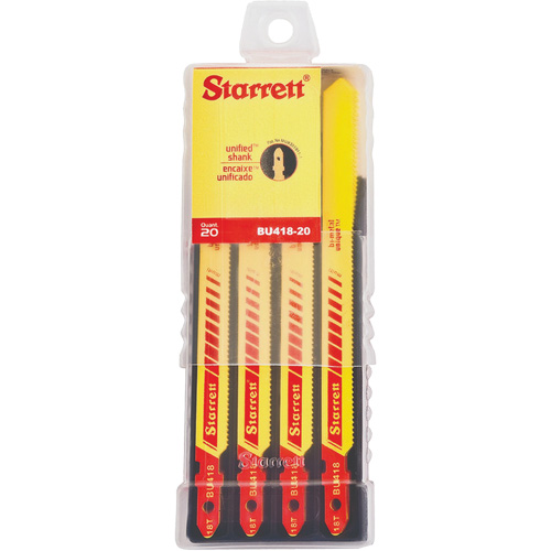 Lames pour scie sauteuse Unified Shank, Bim&eacute;tal, 4" lo, 18 dents par pouce NRZ Safety Inc.