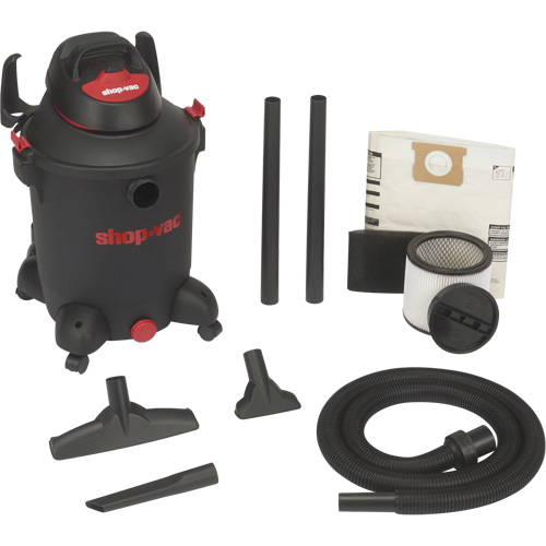 Aspirateur utilitaire pour atelier, Secs-humides, 5 CV, 10 gal. US (37,9 litres) NRZ Safety Inc.