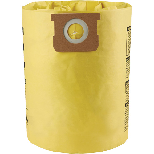 Sacs filtrants pour d&eacute;bris secs jetables &agrave; haute efficacit&eacute; de type I, 10 - 14 gal. US NRZ Safety Inc.
