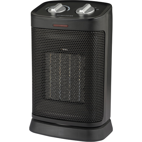 Oscillating Heater, Ceramic, Electric, 5200 BTU/H NRZ Safety Inc.