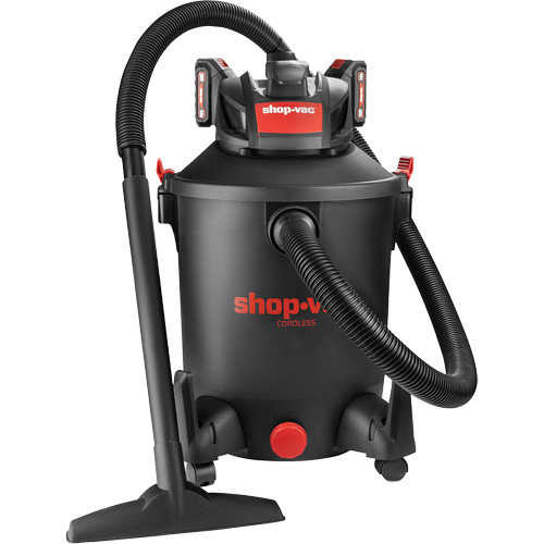 Rechargeable Cordless Wet/Dry Vacuum, 20 V, 10 gal. Capacity NRZ Safety Inc.
