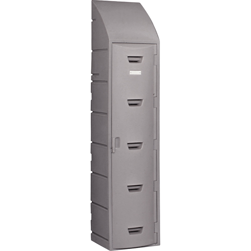 Locker, 15" x 18" x 73", Grey, Assembled NRZ Safety Inc.
