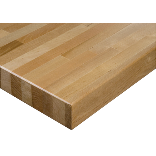 Laminated Hardwood Workbench Top, 84" W x 24" D, Square Edge, 1-3/4" Thick NRZ Safety Inc.
