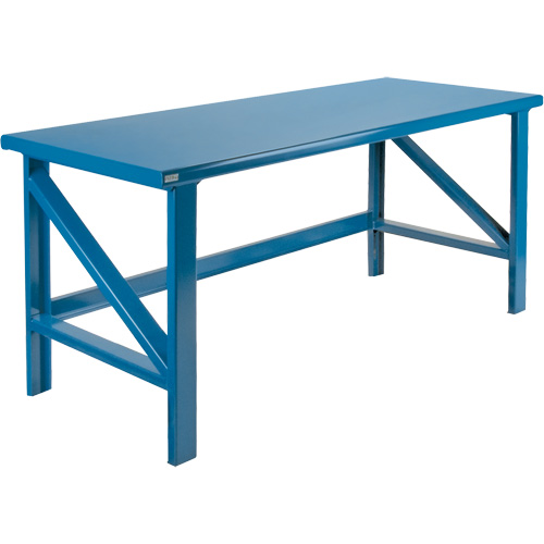 Extra Heavy-Duty Workbenches - All-Welded Benches, Steel Surface NRZ Safety Inc.