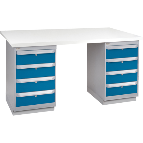 Pre-Designed Workbench, 72" W x 30" D x 34" H, 2500 lbs. Capacity NRZ Safety Inc.