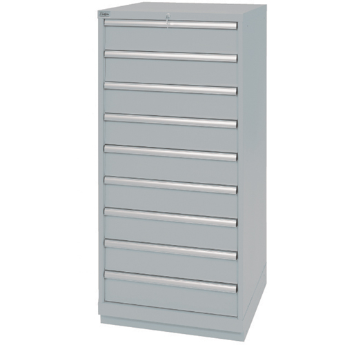 Armoires de rangement avec tiroirs, 9 tiroirs, 28-1/4" la x 28-1/2" p x 59-1/2" h, Gris NRZ Safety Inc.