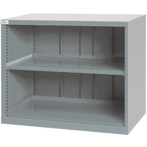 Shelf Cabinets, Steel, 33-1/2" H x 40-1/4" W x 22-1/2" D, Light Grey NRZ Safety Inc.