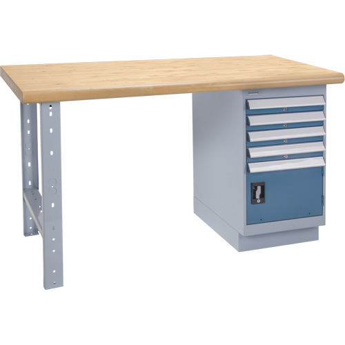 &eacute;tabli, Porte a/combinaison de tiroirs, Cap 2500 lb, 60" la x 36" p, 34" h NRZ Safety Inc.