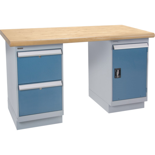 &eacute;tabli, Porte & tiroirs, Cap 2500 lb, 60" la x 36" p, 34" h NRZ Safety Inc.