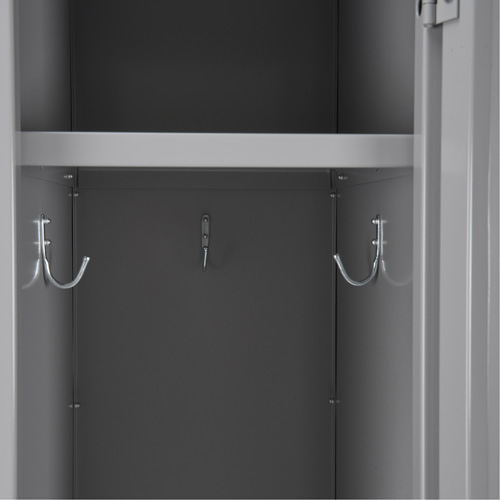 Clean Line Lockers, 3 -tier, Bank of 4, 48" x 18" x 72", Steel, Charcoal, Rivet (Assembled) NRZ Safety Inc.