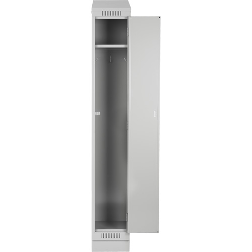 Clean Line Lockers, 3 -tier, Bank of 4, 48" x 18" x 78", Steel, Beige, Rivet (Assembled) NRZ Safety Inc.