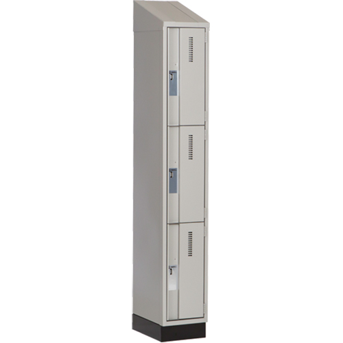Casiers robustes Concorde, 3 niveaux, 12" x 18" x 82", Acier, Gris, Soud&eacute; (assembl&eacute;) NRZ Safety Inc.