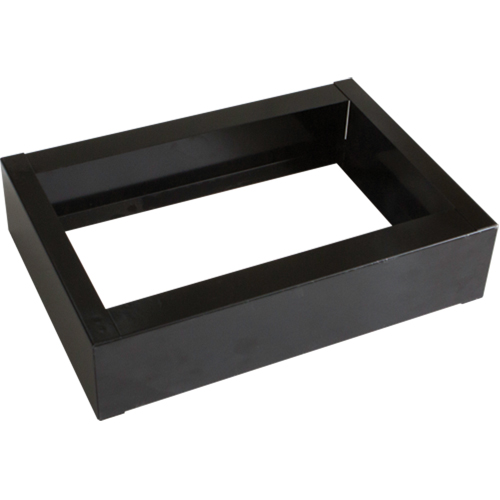 Base encastr&eacute;e pour casiers robustes enti&egrave;rement soud&eacute;e Concorde, 1 Blocs, 4" lo x 12" la x 17" p, Noir, Acier NRZ Safety Inc.